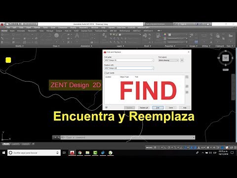 FIND AutoCAD - Encuentra y Reemplaza Textos y numeros
