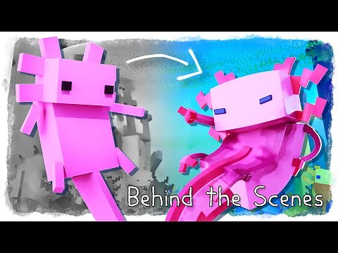 (Behind the Scenes) Axolotls Party Hard - MINECRAFT AXOLOTL RAP 🎵