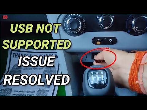 USB not Supported in Car | Mp3 songs not working | How to fix USB read problem in Car Stereo