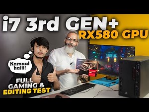 PC Build with i7 3rd Gen + RX 580 GPU 🔥 Full Gaming & Editing Test