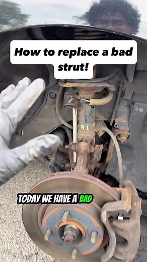 GearHeadBryan on Instagram: "⏱️ Replace a BAD Strut in UNDER 60 Seconds! Here’s how I replace a bad strut FAST — no lift, no fancy shop, just real-world tools and a few pro tricks. Would you try this? 👇 #StrutReplacement #MechanicHack #GearheadBryan #DIYMechanic #QuickFix #CarRepairTips #ToolTricks #AutoHack #MechanicLife #carguys #auto #autorepair"
