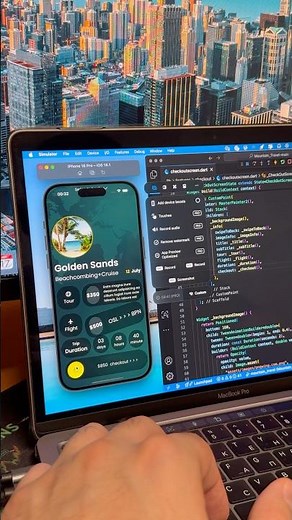 Built a Mountain Travel App in Flutter – in just 15 seconds!