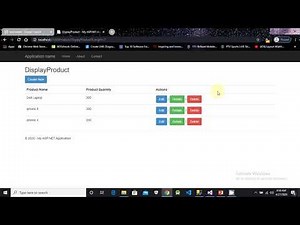 06a - Delete and Show Product Detail - Inventory System Project in ASP.NET MVC 5 in Urdu/Hindi