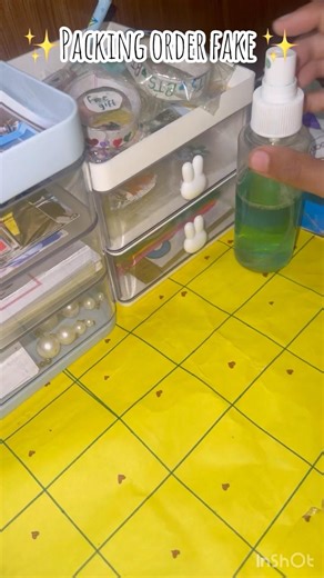 Packing order fake 📦🤔 #gift #packing #diy #kpop #bts #stickers #viral #shorts