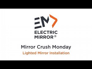Mirror Crush Monday: Lighted Mirror Installation