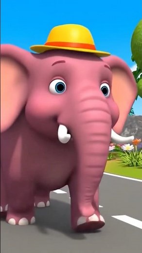 Panch Mote Hathi Song | Hindi Rhymes for Kids | Balgeet | 3D Animation Cartoon | Ballu Mama Tv