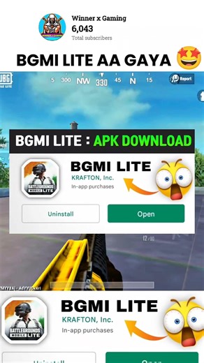 BGMI Lite Play Store Coming 🤩 #bgmi #bgmiindia #pubgindian #bgmiliteindia #bgmilite #shorts
