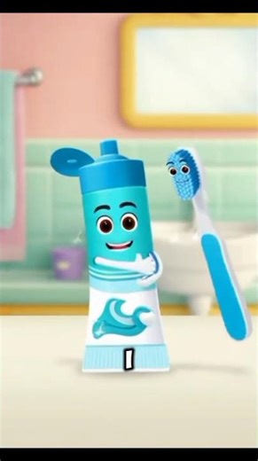 What if your toothpaste could talk #aianimation #funnyshorts #rirenai