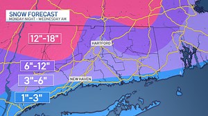Nor'Easter Could Slam Parts of Connecticut With More Than a Foot of Snow