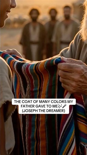 THE COAT OF MANY COLORS.. #coatofmanycolors #josephthedreamer #Bible #Christiancontent #viral