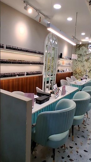 Modern Nail Studio Interior Design | Luxury Beauty Salon Setup | Elegant Interior Ideas 2026