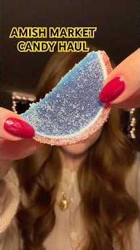 AMISH MARKET CANDY HAUL #candy #mukbang #tastetest #amish #candyreview #food