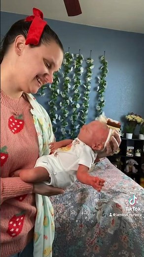 Silicone Baby Morning Routine with Reborn Doll Mommy