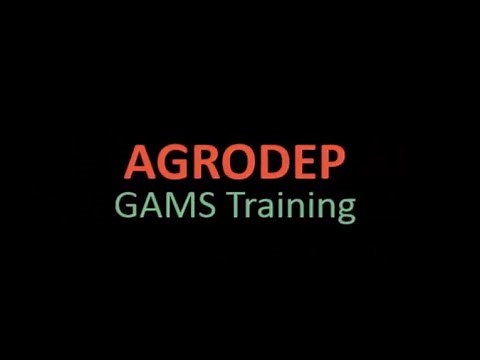 (FR) Formation GAMS AGRODEP Leçon 8: Programmation d'un modele d'Equilibre Général Calculable