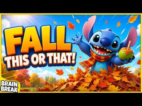 Fall This or That | Brain Break For Kids | Fall Would You Rather Workout | GoNoodle Games For Kids