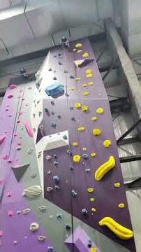 Rock climbing activity sports exhibit warehouse at California Science Center Los Angeles, 11/28/2025