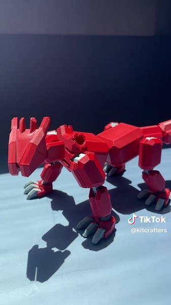 Update on the big dragon model kit! Head and tail extensions with wings coming in soon!