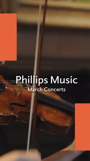 Our upcoming Phillips Music concerts are sold out, but livestream...