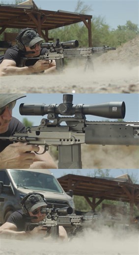 Mk14 Mod 0 EBR Slow Motion #m14 #mk14 #ebr #slowmotion #eotech #308 #badass #sniper