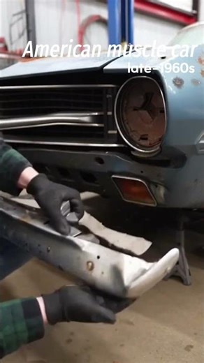 late 1960s American muscle car #renovation #car #classic