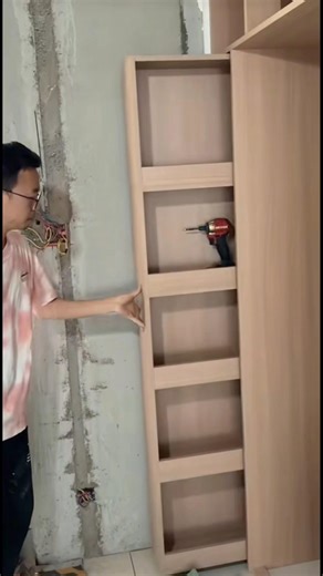 Pull-Out Cabinet Build#craftsmanship #woodworking #diy