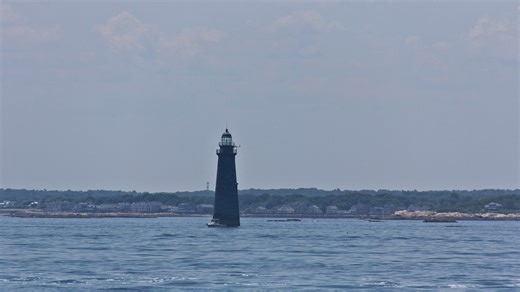 This YouTuber attempted to camp overnight at Minots Ledge Light. See how it went