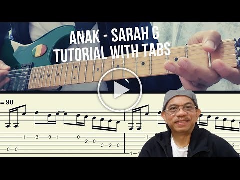 ANAK- Sarah G (Guitar Tutorial + TABS) Ric Mercado: Learn How to Play the Guitar like a Pro!