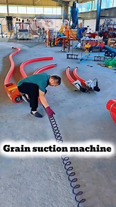 Grain suction machine It is the latest innovation machine for farmers in moving large quantities of harvest. #grainsuction #machinery #Agriculture #spiralconveyor #conveyor #fyp | machine supplier.id