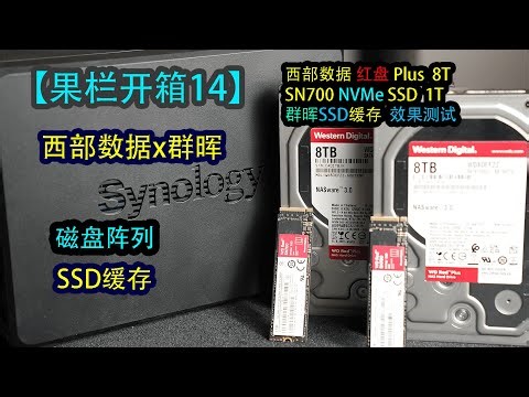 【果栏开箱14】WD Red plus 8TB 阵列，SSD缓存效果测试，群晖中配置阵列与缓存