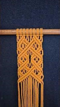 Macrame wall hanging design #macrame #macrametutorial #diy #handmade #tutorial #wallhanging