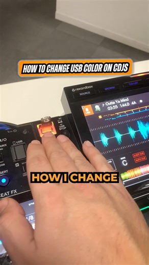 How to change USB color on CDJs #Shorts