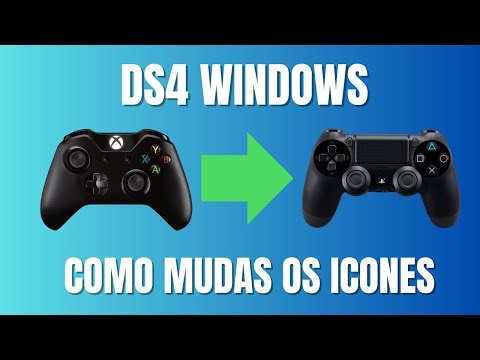 How to change Xbox controller icons to PS4 Sony controller icons, RB and RT to R1 and L1, DS4 Win...