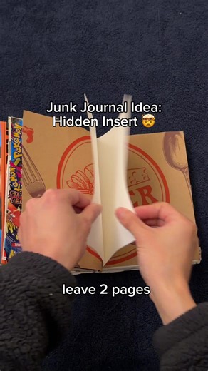 This hidden insert idea will level up your junk journal game 💪🏽💪🏽 #junkjournal #junkjournalidea #scrapbook #junkjournalideas #junkjournalinspiration