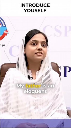 Introduce Youself in One Minute