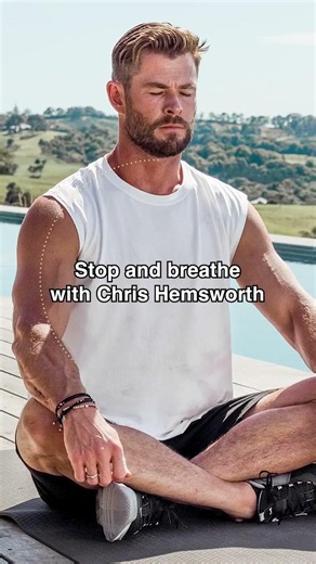 Chris Hemsworth Teaches a Guided Meditation Class