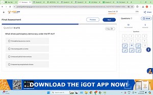What drives participatory democracy under the RTI Act?Strengt... | Filo