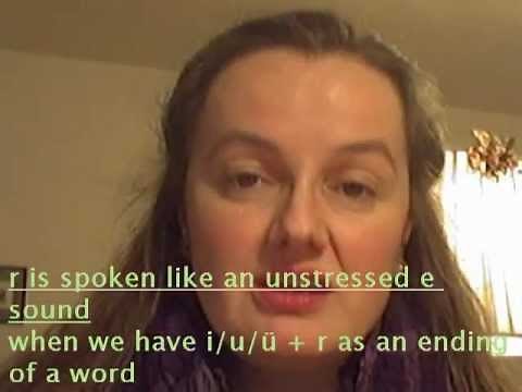 Pronunciation German r - Learn German easily