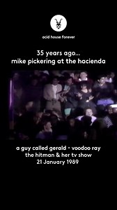 35 years ago this week… The Hitman and Her captured a 1989 night at The Hacienda with DJ Mike Pickering. In this clip, you can hear A Guy Called Gerald’s ‘Voodoo Ray’, one of the defining tracks for a specific generation of clubbers. Some of you were maybe there that night… share your best Hacienda memories in the comments 🚧 #acidhouse #rave #housemusic #hacienda #acidhouseforever | Selador