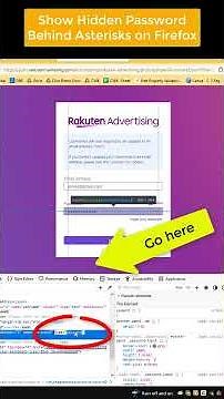 How to Show Hidden Password Behind Asterisks on Firefox #firefox #browserfeatures