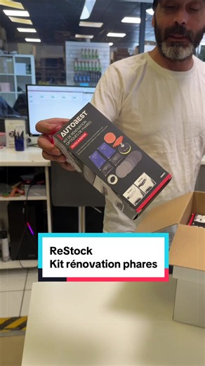 Kit rénovation phares Autobest — restock disponible sur TikTok Shop