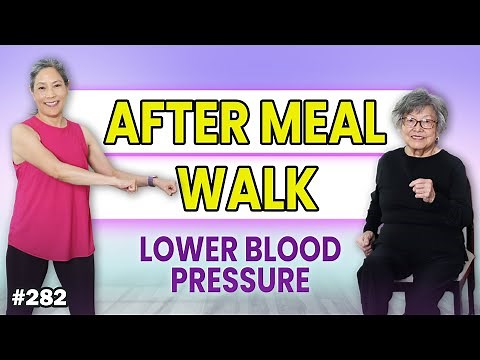 20-Min After-Meal Walk | Lower Blood Sugar & Blood Pressure (Seated or Standing)