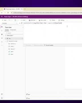 Capitalize First Letter in #powerapps #short 1