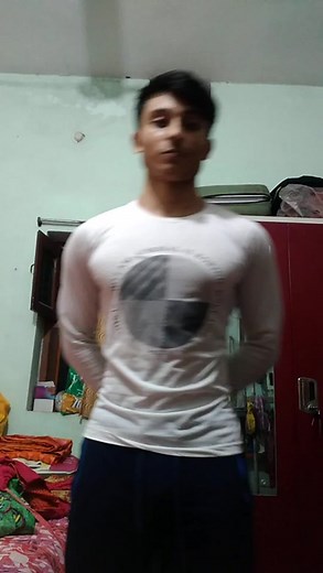 Innovative Pec Flexing Moves by a Skilled Dancer