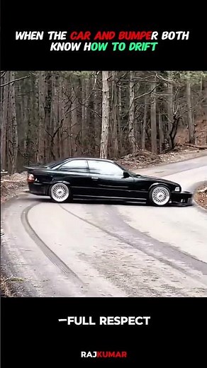 When the car and bumper both know how to drift—full respect || #BMW #bmweditz