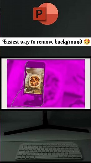QUICKEST WAY to remove background in PowerPoint 🪄✨❤️