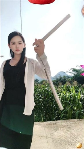 Nunchaku skills tutorial 359#微微#kungfu#nunchaku
