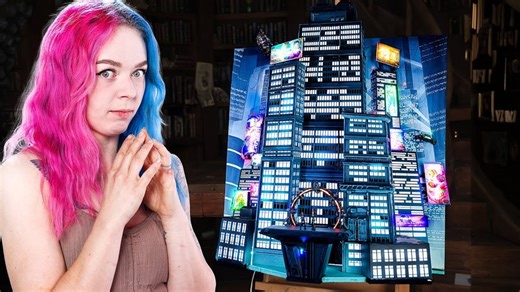 I Built a Cyberpunk City on a Canvas | Nerdforge