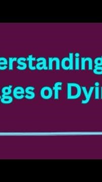 How to know when death is near