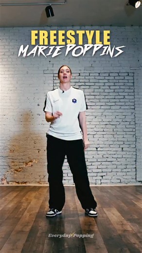 @mariepoppinsdancer - This class is perfect for anyone looking to incorporate styles like waving, isolation, and tutting into their popping freestyle. Understanding how to blend popping techniques with these styles is essential, especially for Popping battles. Only on everydaypopping.com #everydaypopping #dancetutorial #popping #poppingtutorial #dance | Everyday Popping