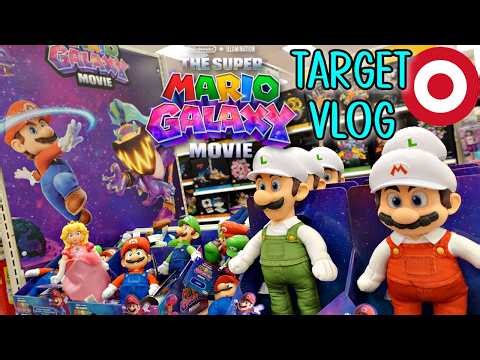The Super Mario Galaxy movie 2026. Target vlog with the new merch